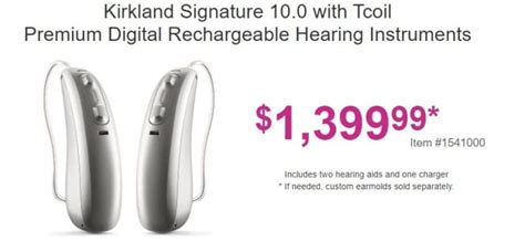 <b>Prices</b> start at $89 per pair Comfortable and discreet Four in-the-ear devices available Wireless recharging station Featuring noise and feedback reduction One-year warranty Free shipping GET STARTED 45 Day Risk-Free Trial and 2 Year Warranty $400 off rechargeable Spirits and Omnis Wide variety of models, colors and varying technologies available. . Costco hearing aid prices 2022
